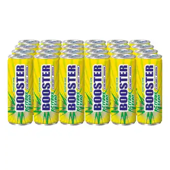 Netto Marken-Discount Booster Energy Drink Citrus Zero 0,33 Liter Dose, 24er Pack Angebot