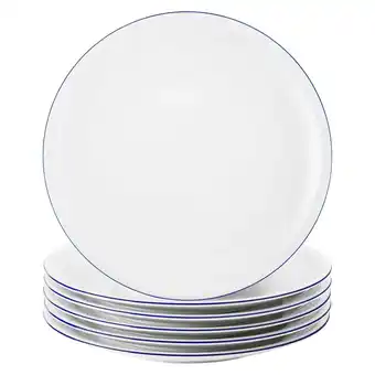 Netto Marken-Discount Seltmann Weiden Speiseteller Compact Blaurand ø 27 cm 6er Set Angebot