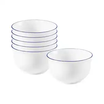 Netto Marken-Discount Seltmann Weiden Müslischalen Compact Blaurand ø 12,7 cm 6er Set Angebot