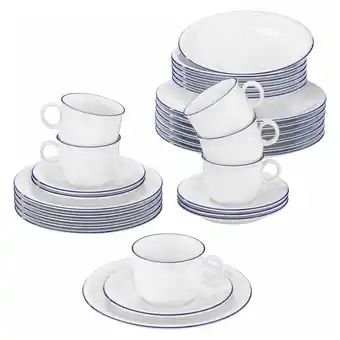 Netto Marken-Discount Seltmann Weiden Kombiservice Compact Blaurand 30er Set Angebot