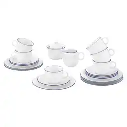 Netto Marken-Discount Seltmann Weiden Kaffeeservice Compact Blaurand 20er Set Angebot