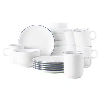 Netto Marken-Discount Seltmann Weiden Frühstücks-Set Compact Blaurand 18er Set Angebot