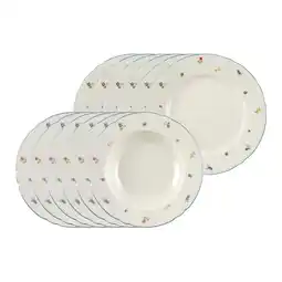 Netto Marken-Discount Seltmann Weiden Tafelservice Marieluise Streublume 12er Set Angebot