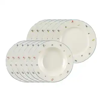 Netto Marken-Discount Seltmann Weiden Tafelservice Marieluise Streublume 12er Set Angebot