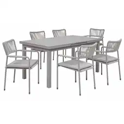 toom Baumarkt Gartenmöbel-Set 'Jasmin' beige 7-teilig Angebot