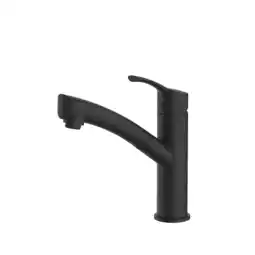 toom Baumarkt Lenz Spültischarmatur 'Nexo' schwarz 26,2 cm Angebot