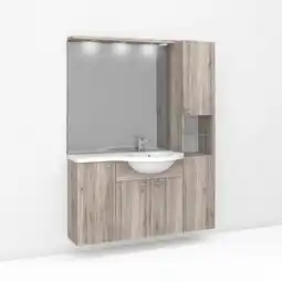 toom Baumarkt Astor Badmöbelset 'Bellaria' braun Angebot