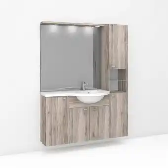 toom Baumarkt Astor Badmöbelset 'Bellaria' braun Angebot