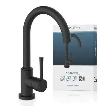 toom Baumarkt Schütte Spültischarmatur 'Cornwall' schwarz matt Angebot