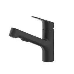 toom Baumarkt Lenz Küchenarmatur 'Koa' schwarz mit Handbrause Angebot