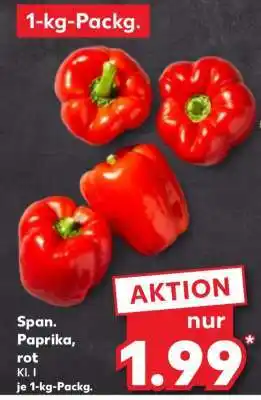 Kaufland Span. Paprika rot Angebot