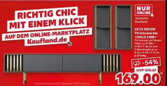 Kaufland SKYE DECOR TV-Schrank-Set GOLD LINE Angebot