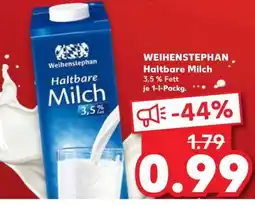 Kaufland Weihenstephan Haltbare Milch Angebot