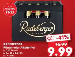 Kaufland RADEBERGER Pilsner oder Alkoholfrei Angebot