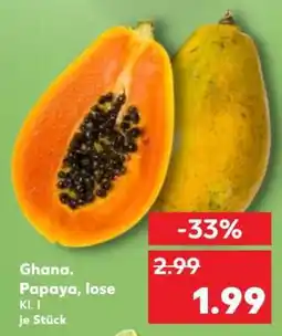 Kaufland Ghana. Papaya, lose Angebot