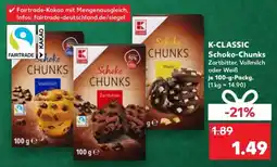 Kaufland K-CLASSIC Schoko-Chunks Angebot