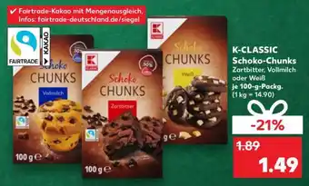 Kaufland K-CLASSIC Schoko-Chunks Angebot