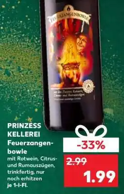 Kaufland PRINZESS KELLEREI Feuerzangenbowle Angebot