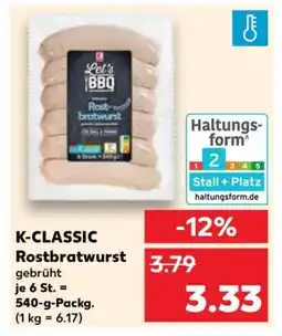 Kaufland K-CLASSIC Rostbratwurst Angebot
