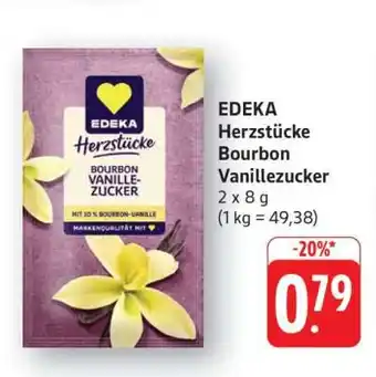 Edeka EDEKA Herzstücke Bourbon Vanillezucker Angebot
