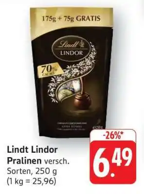 Edeka Lindt Lindor Pralinen Angebot
