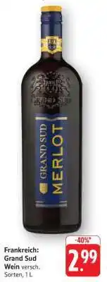 Edeka Frankreich GRAND SUD Wein Angebot