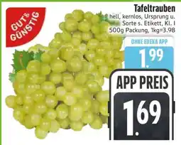 Edeka Tafeltrauben Angebot