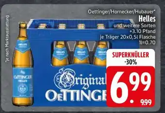 Edeka Oettinger/Hornecker/Hubauer Helles Angebot