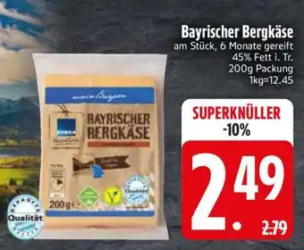 Edeka Bayrischer Bergkäse Angebot