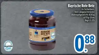Edeka Bayrische Rote Bete Angebot