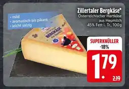 Edeka Zillertaler Bergkäse Angebot