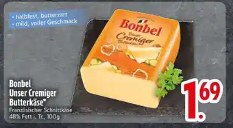 Edeka Bonbel Unser cremiger Butterkäse Angebot