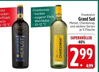Edeka Grand Sud Merlot & Chardonnay Angebot