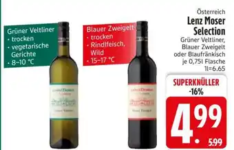 Edeka LENZ MOSER Selection Angebot