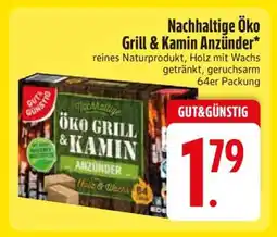 Edeka Nachhaltige Öko Grill & Kamin Anzünder Angebot