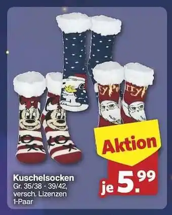 Famila Nord Ost Kuschelsocken Angebot