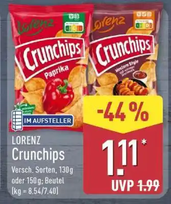 Aldi Nord LORENZ Crunchips Angebot
