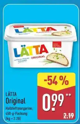 Aldi Nord LÄTTA Original Angebot