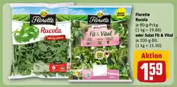 REWE Florette Rucola oder Salat Fit & Vital Angebot