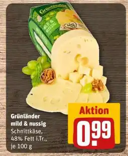 REWE Grünländer mild & nussig Angebot