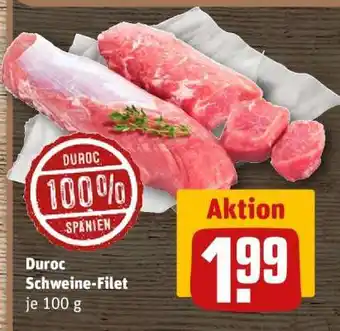 REWE Duroc Schweine-Filet Angebot