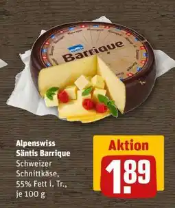 REWE Alpenswiss Säntis Barrique Angebot