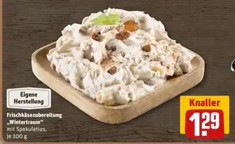 REWE Frischkäsezubereitung „Wintertraum“ Angebot