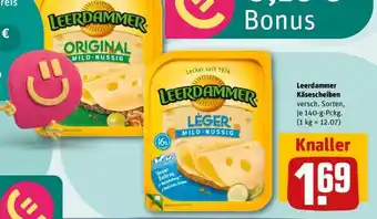 REWE Leerdammer Käsescheiben Angebot