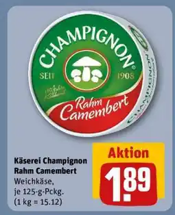 REWE Käserei Champignon Rahm Camembert Angebot