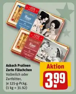 REWE Asbach Pralinen Zarte Fläschchen Angebot