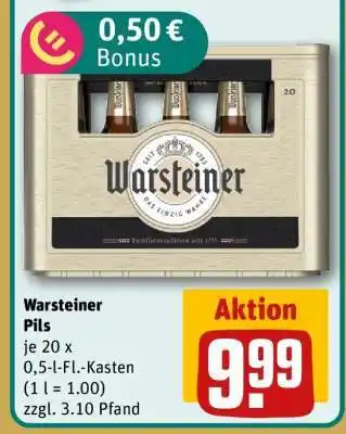 REWE Warsteiner Pils Angebot