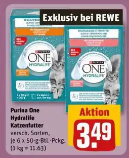 REWE Purina One Hydralife Katzenfutter Angebot