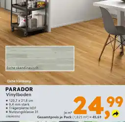 Globus Baumarkt PARADOR Vinylboden Angebot