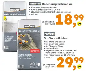Globus Baumarkt PRIMASTER Großformatkleber Angebot